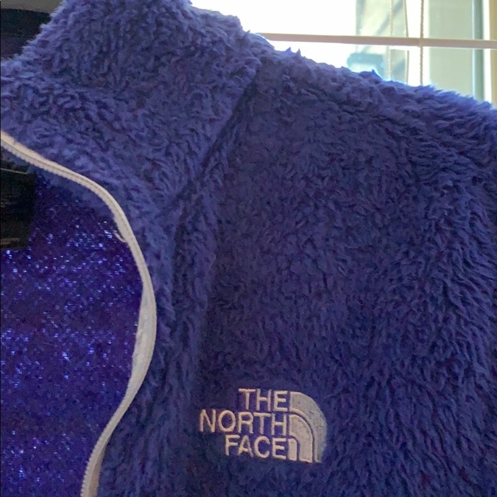 North Face zip up size medium